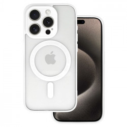 ACRYLIC COLOR MAGSAFE CASE FOR IPHONE 15 PRO WHITE