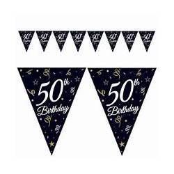 NARODENINOVÁ GIRLANDA „50TH BIRTHDAY