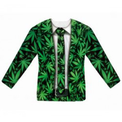 Tričko CANNABIS 3D efekt