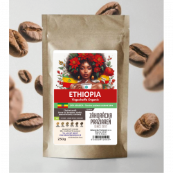 Zrnková káva Ethiopia Yirgacheffe Aricha 100% Arabica - 500G