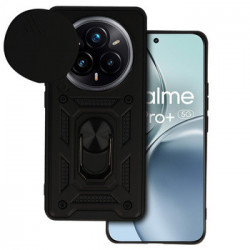Slide Camera Armor Case for Realme 14 Pro 5G Black