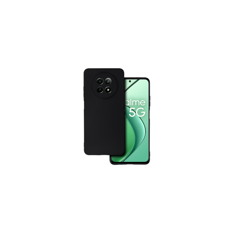 Back Case MATT for REALME 12 5G Black