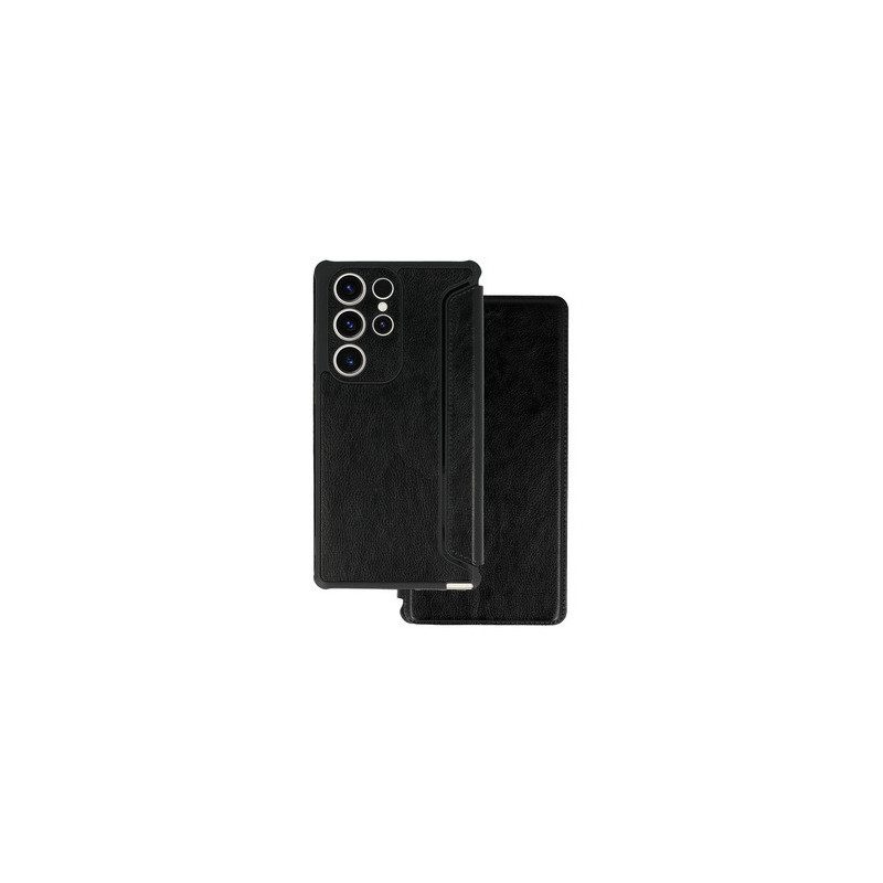 Razor Leather Book Case for Xiaomi Redmi Note 13 Pro 4G black