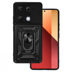 Slide Camera Armor Case for Xiaomi Redmi Note 13 Pro 4G Black