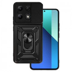Slide Camera Armor Case for Xiaomi Redmi Note 13 4G Black