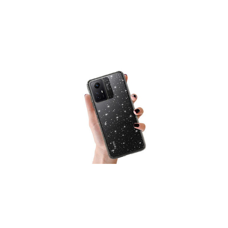 Crystal Glitter Case for Xiaomi Redmi Note 12S Silver