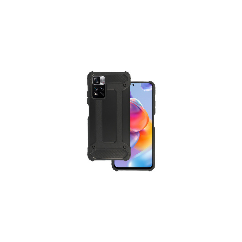 Armor Carbon Case for Xiaomi Redmi Note 11 5G/Note 11S 5G/Poco M4 Pro 5G Black