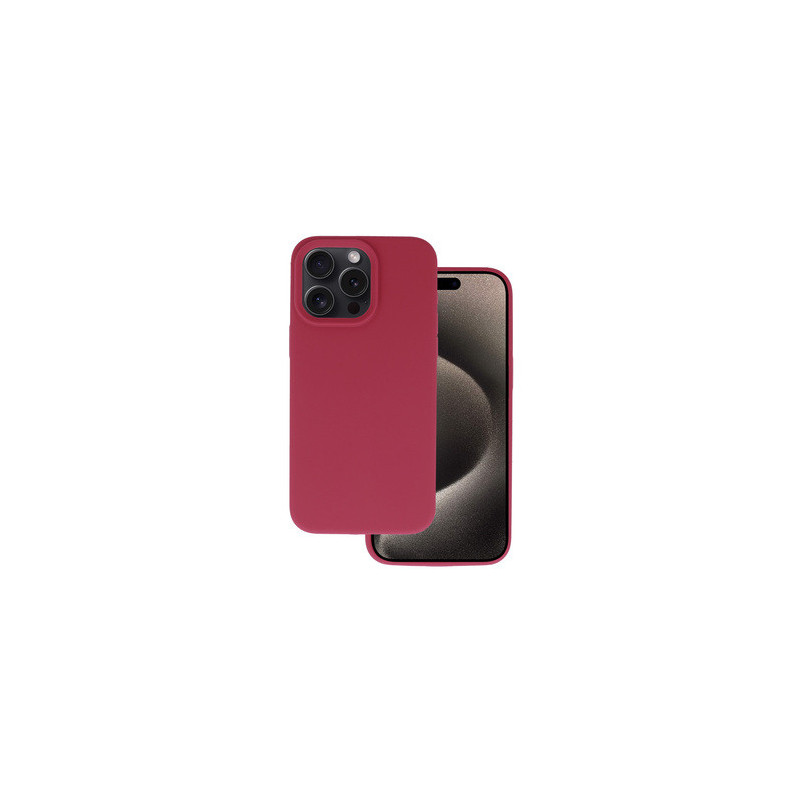 Silicone Lite Case for Xiaomi Redmi Note 8 Pro burgundy
