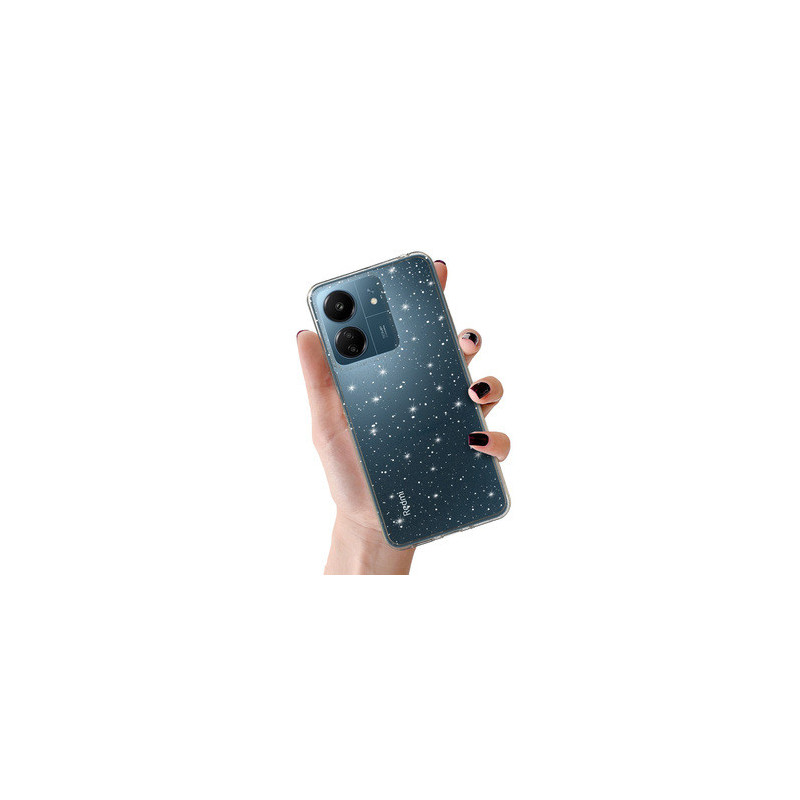 Crystal Glitter Case for Xiaomi Redmi 13C Silver