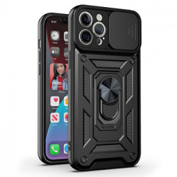 Slide Camera Armor Case for Xiaomi Redmi 13 4G Black