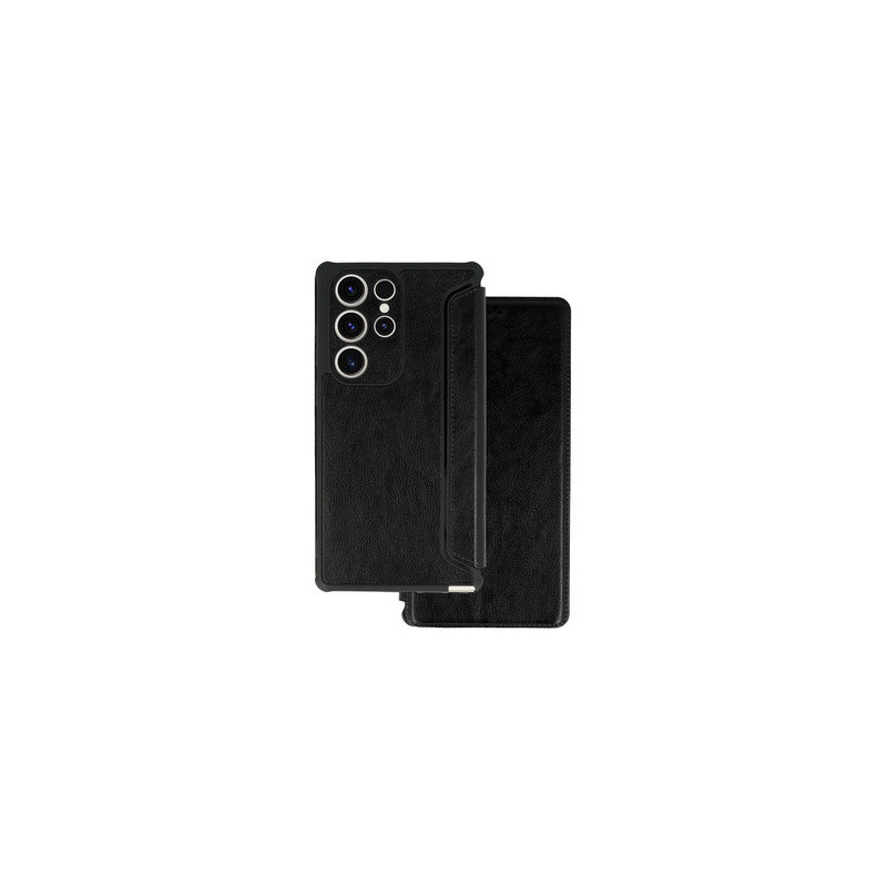 Razor Leather Book Case for Xiaomi Redmi 12C/11A black