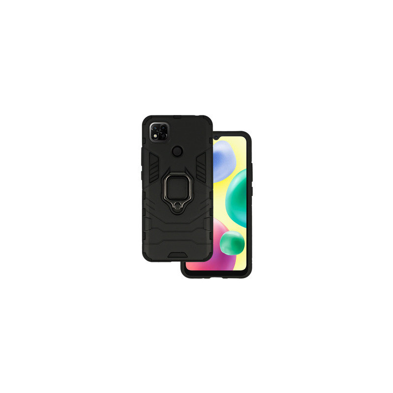Ring Armor Case for Xiaomi Redmi 10A Black