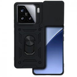 Slide Camera Armor Case for Xiaomi 15 Pro 5G Black