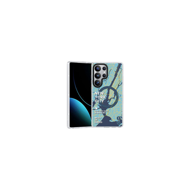 Benks Dynamic Magnetic City Case New York (A045) for Samsung Galaxy S25 Ultra