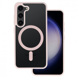 Acrylic Color Magsafe Case for Samsung Galaxy S24 FE light pink