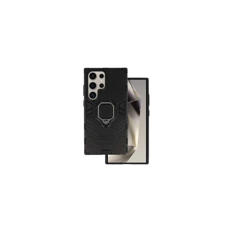 Ring Armor Case for Samsung Galaxy S24 Ultra Black
