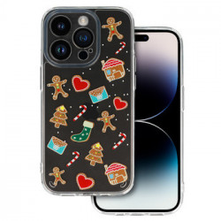 TEL PROTECT Christmas Case for Samsung S23 FE Design 2 Clear