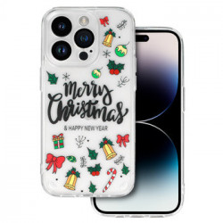 TEL PROTECT Christmas Case for Samsung S23 FE Design 3 Clear