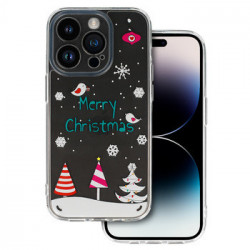 TEL PROTECT Christmas Case for Samsung S23 FE Design 4 Clear