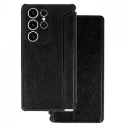 Razor Leather Book Case for Samsung Galaxy S23 Ultra black