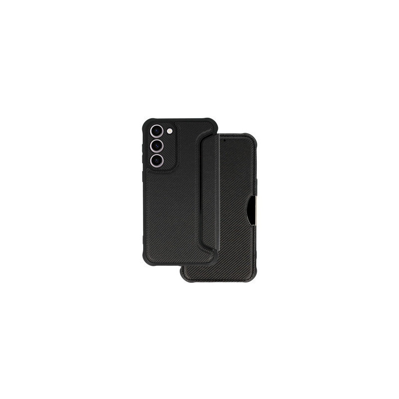 Razor Carbon Book Case for Samsung Galaxy S23 Plus black