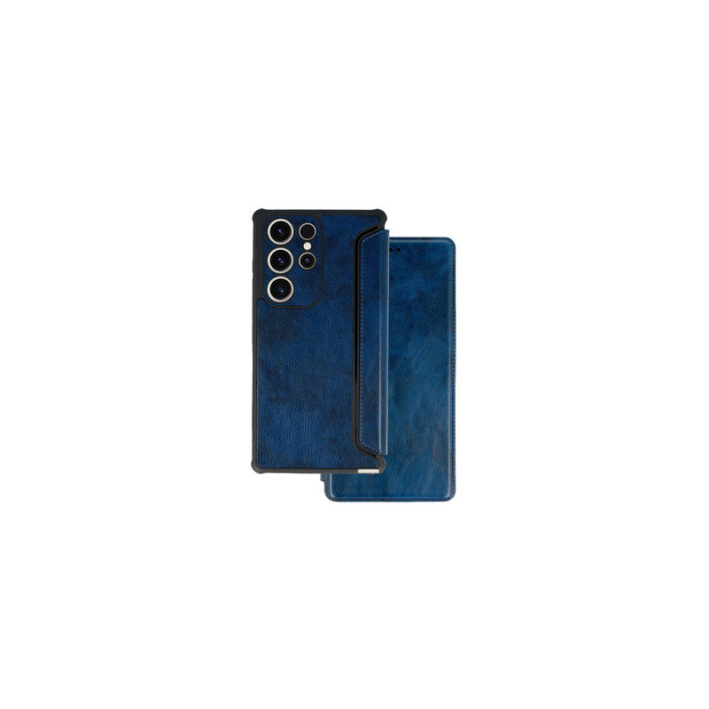 Razor Leather Book Case for Samsung Galaxy S23 Plus navy