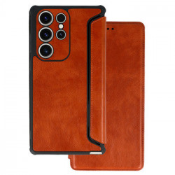 Razor Leather Book Case for Samsung Galaxy S23 brown