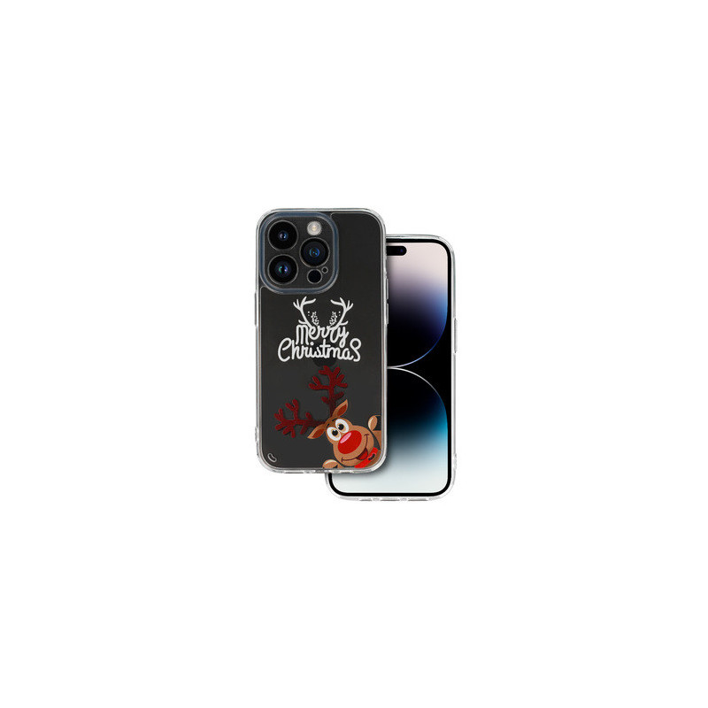 TEL PROTECT Christmas Case for Samsung S23 Design 1 Clear