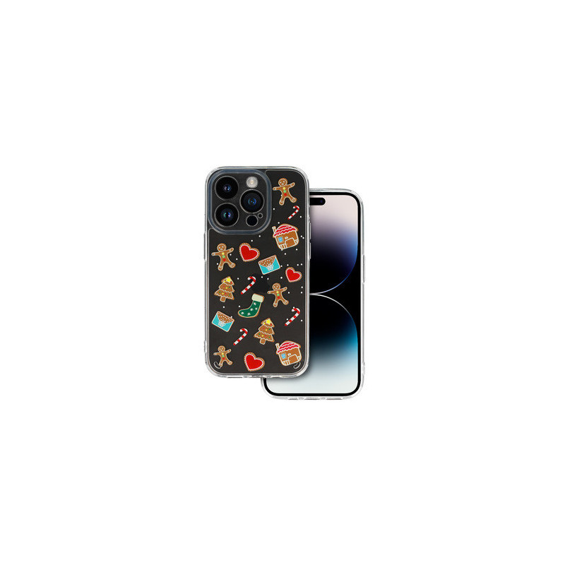 TEL PROTECT Christmas Case for Samsung S23 Design 2 Clear