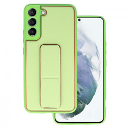 TEL PROTECT Leather Luxury Stand Case for Samsung Galaxy S22 Plus Mint