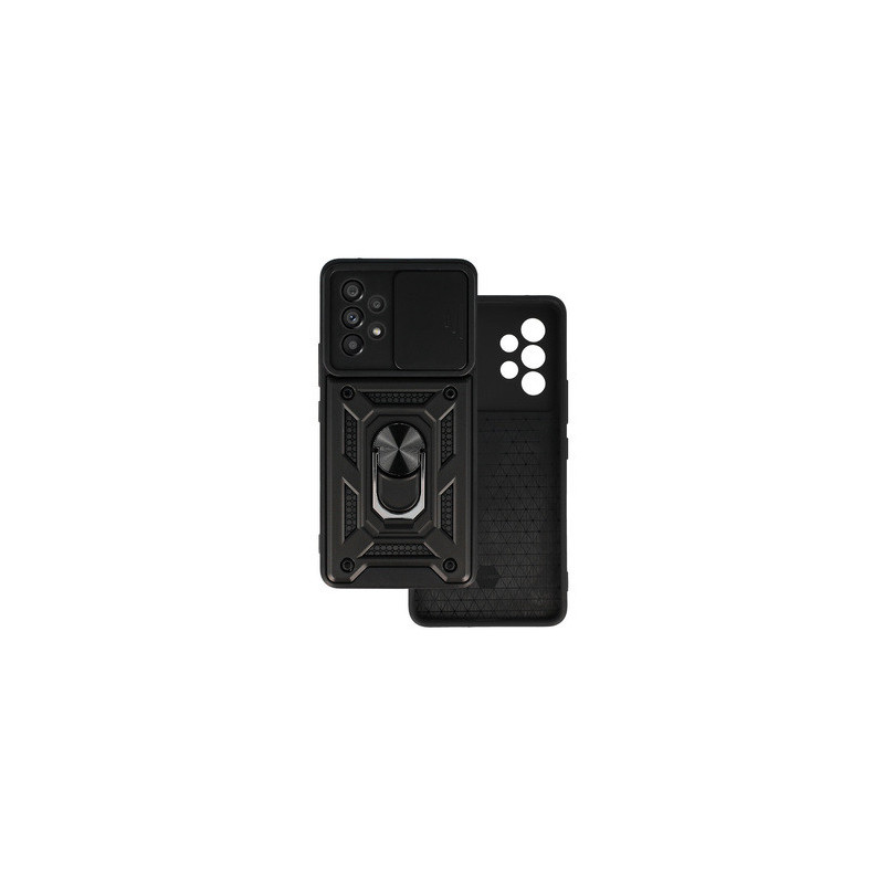 Slide Camera Armor Case for Samsung Galaxy A53 5G Black