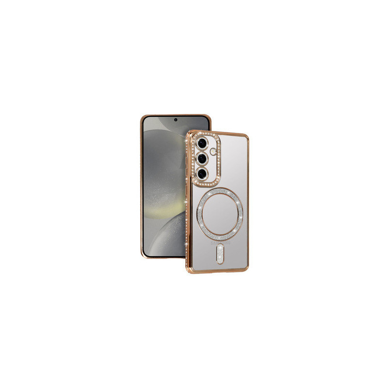 Bling Magsafe Case for Samsung Galaxy A35 5G gold