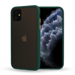 Vennus Color Button Bumper for Samsung Galaxy A20S Green