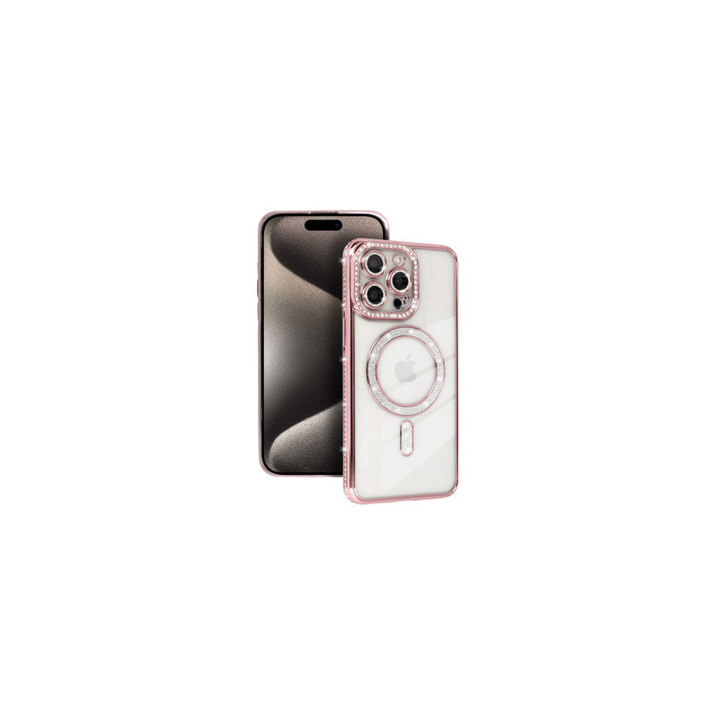 Bling Magsafe Case for Samsung Galaxy A17 5G pink