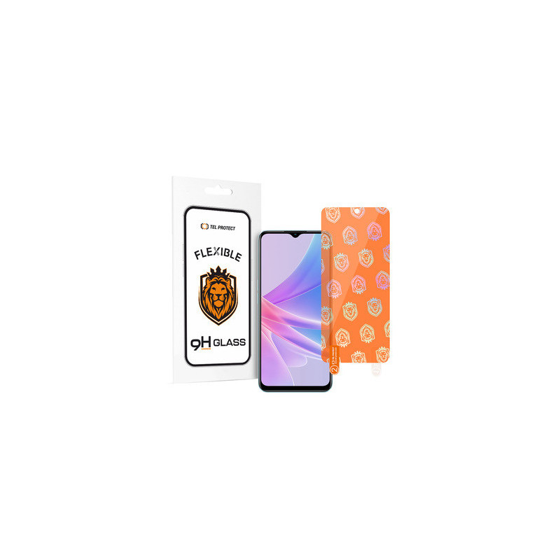 Tel Protect Best Flexible Hybrid Tempered Glass for OPPO A58 4G