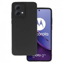 Back Case MATT for MOTOROLA MOTO G84 5G Black