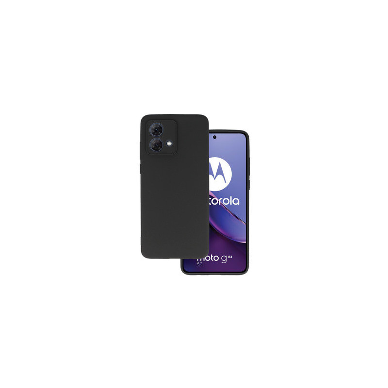 Back Case MATT for MOTOROLA MOTO G84 5G Black