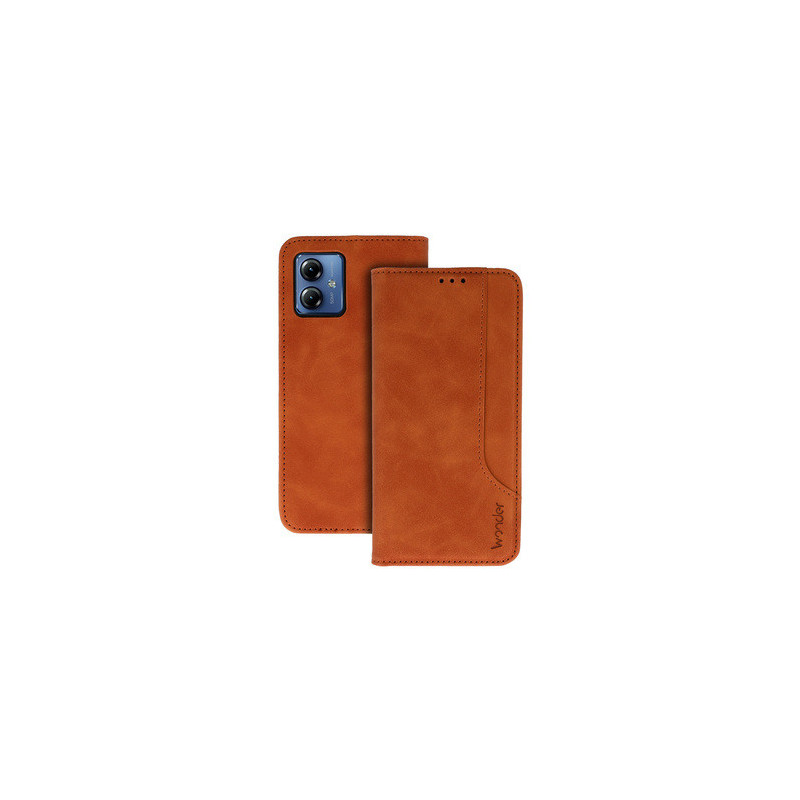 Wonder Prime Case for Motorola Moto G14 brown