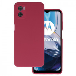 Silicone Lite Case for Motorola Moto E22/E22i burgundy