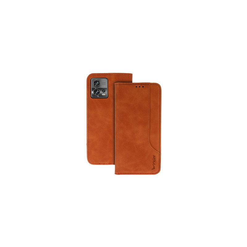 Wonder Prime Case for Motorola Edge 30 Fusion brown