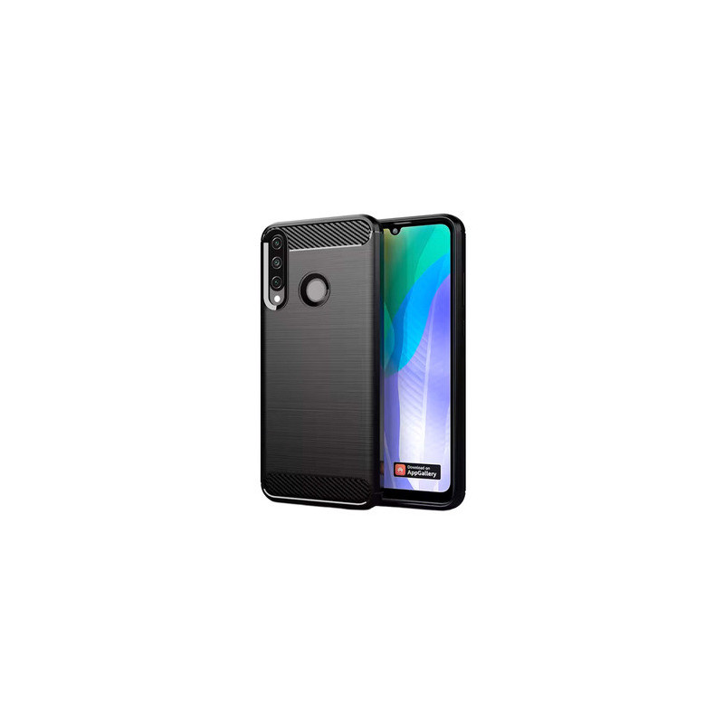 Carbon Case for Huawei P30 Lite black