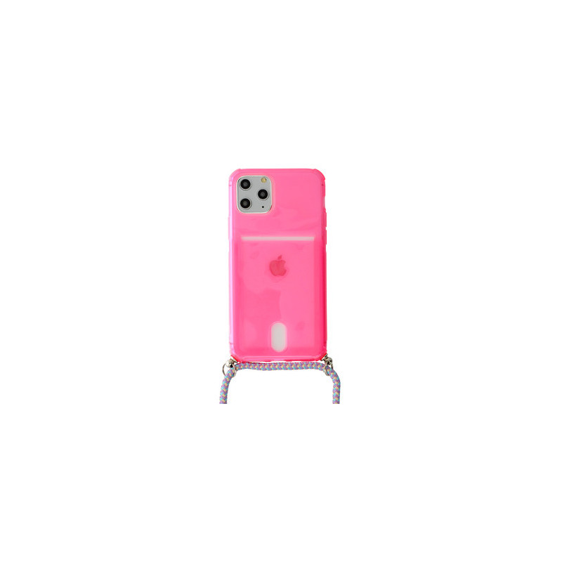 STRAP Fluo Case for Iphone 7 Plus/8 Plus Pink