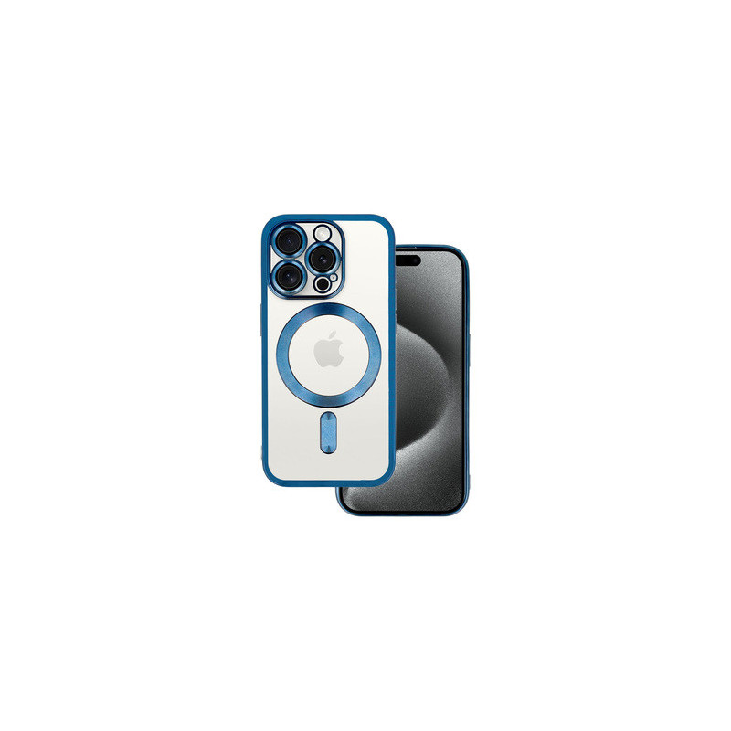 Metallic Magsafe Case for Iphone XR Blue