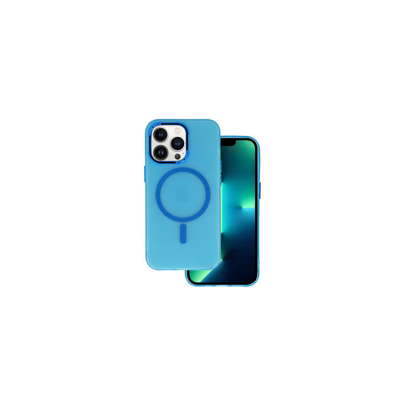 Magnetic Frosted Case for Iphone 11 Pro Max Blue