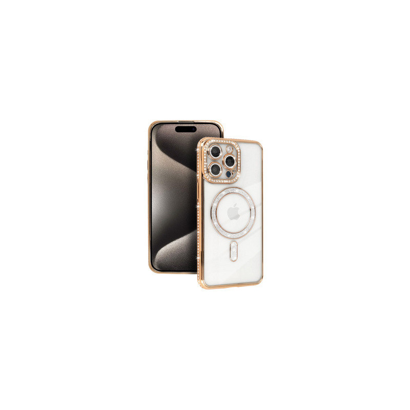 Bling Magsafe Case for Iphone 12 Pro gold