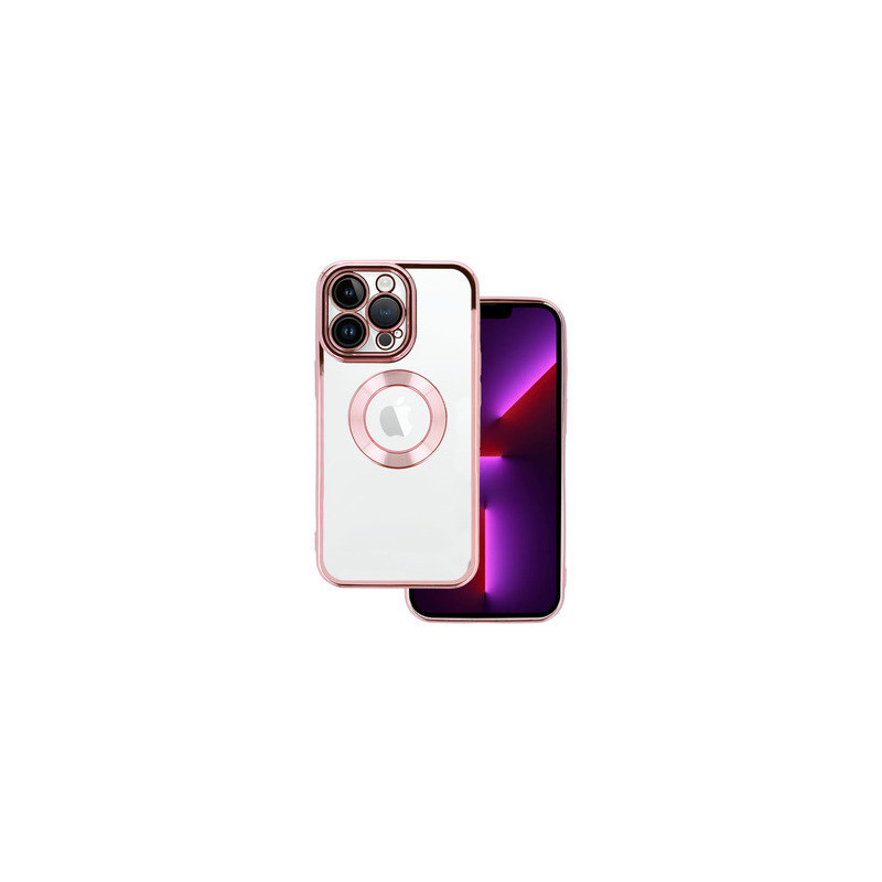 Beauty Clear Case for Iphone 13 Pro pink