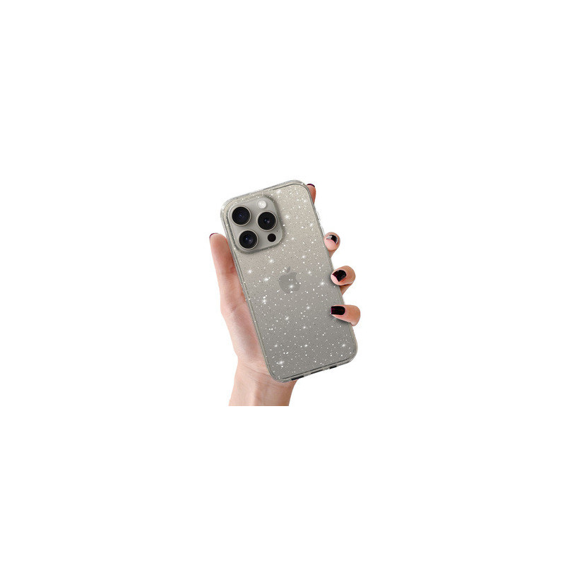 Crystal Glitter Case for Iphone 13 Pro Silver