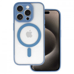 Acrylic Color Magsafe Case for Iphone 15 Pro Max light blue