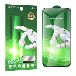 Borofone Tempered glass BF8 Diamond Armor Full Screen 5D Large Arc for Iphone 15/16 - 10 pieces