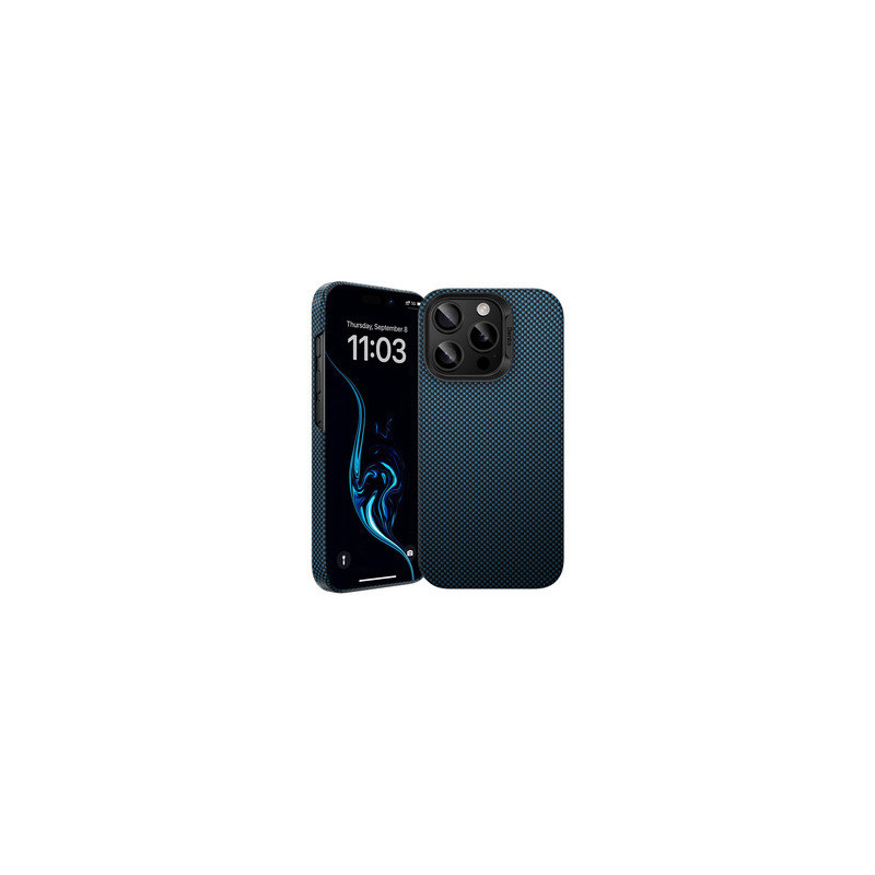 Benks Magnetic Armor Tint Kevlar 1000D (S066) for Iphone 16 Pro Max blue